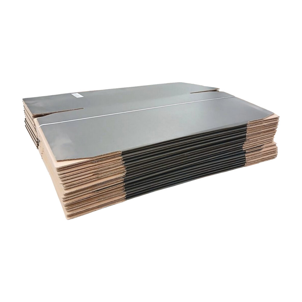 Vouwdoos 280x280x400 Enkelgolf Karton Zwart FEFCO 0201 20 stuks) Nieuw