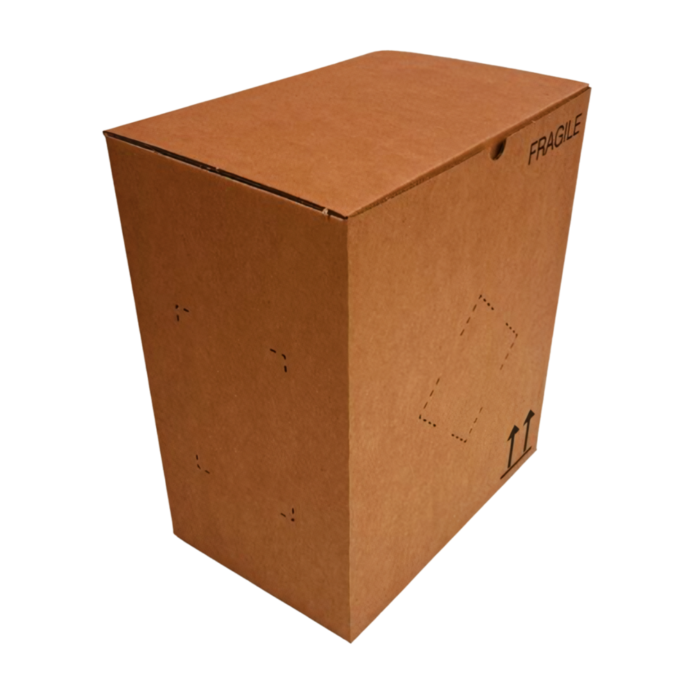 Vouwdoos 295x200x362 mm Enkelgolf Karton Bruin FEFCO 0701 Nieuw