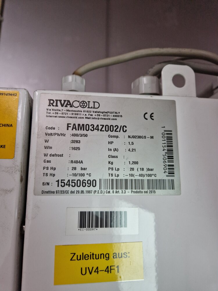 Koelcel, 600x360x210 cm, demontabel, zeer goede staat, gebruikt