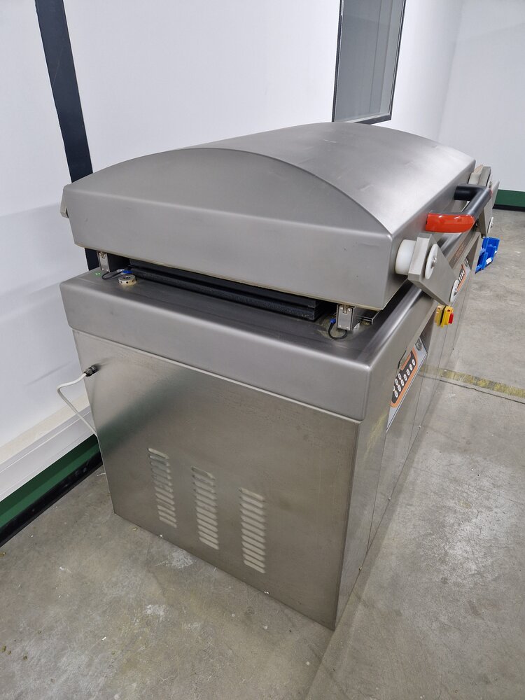 Lavezzini Vacuümmachine Lavezzini Supermega, 2 kamers 830x740x230 mm, 2,5 kW, 380 V, gebruikt