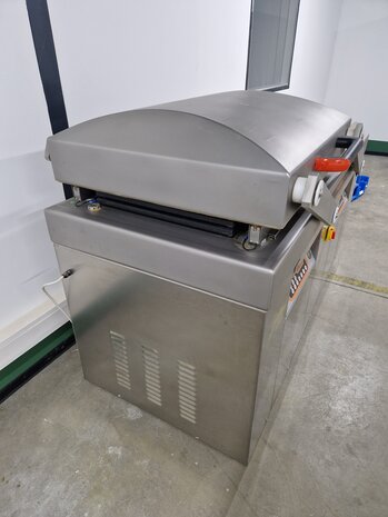 Lavezzini Vacuümmachine Lavezzini Supermega, 2 kamers 830x740x230 mm, 2,5 kW, 380 V, gebruikt