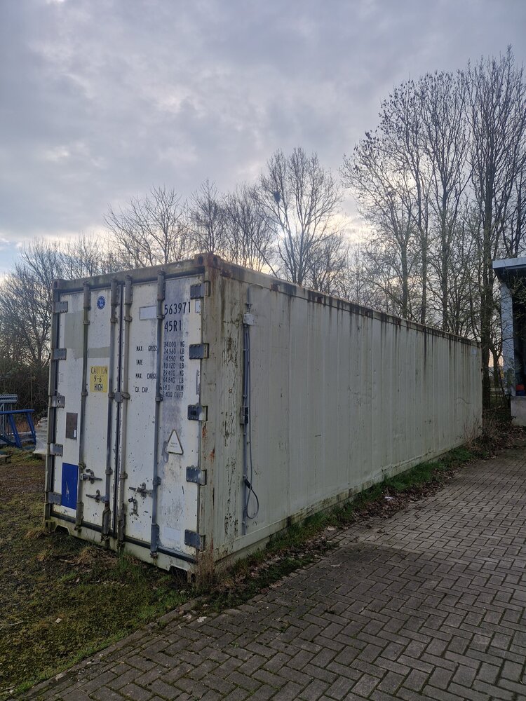 40ft Reefer, wit, staal, zijdeur, daikin koelinstallatie, gebruikt 40ft Reefer, wit, staal, zijdeur, daikin koelinstallatie, gebruikt