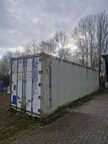 40ft Reefer, wit, staal, zijdeur, daikin koelinstallatie, gebruikt 40ft Reefer, wit, staal, zijdeur, daikin koelinstallatie, gebruikt