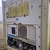 40ft container, wit, staal, zijdeur, Daikin koelinstallatie, gebruikt