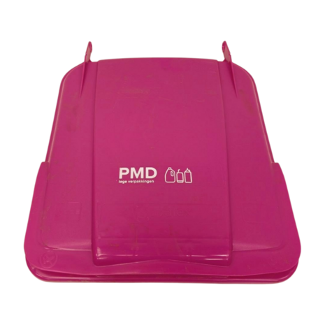 Deksel voor container 240L, 71x56x7,4 cm, HDPE, paars, gebruikt