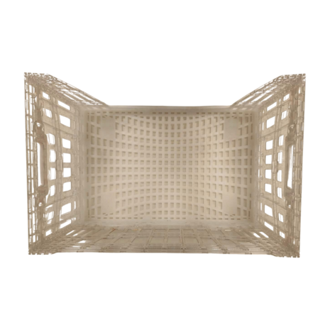 Emtrade Vouwkrat, 600x400x330 mm, euronorm, transparant pp, gebruikt