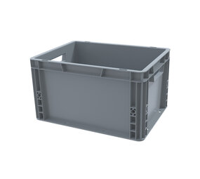 Stapelbak 400x300x220 euronorm grijs, nieuw