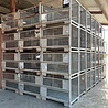 Emtrade Gaascontainer/ gitterbox met 1 klep 1240x835x970mm, gebruikt