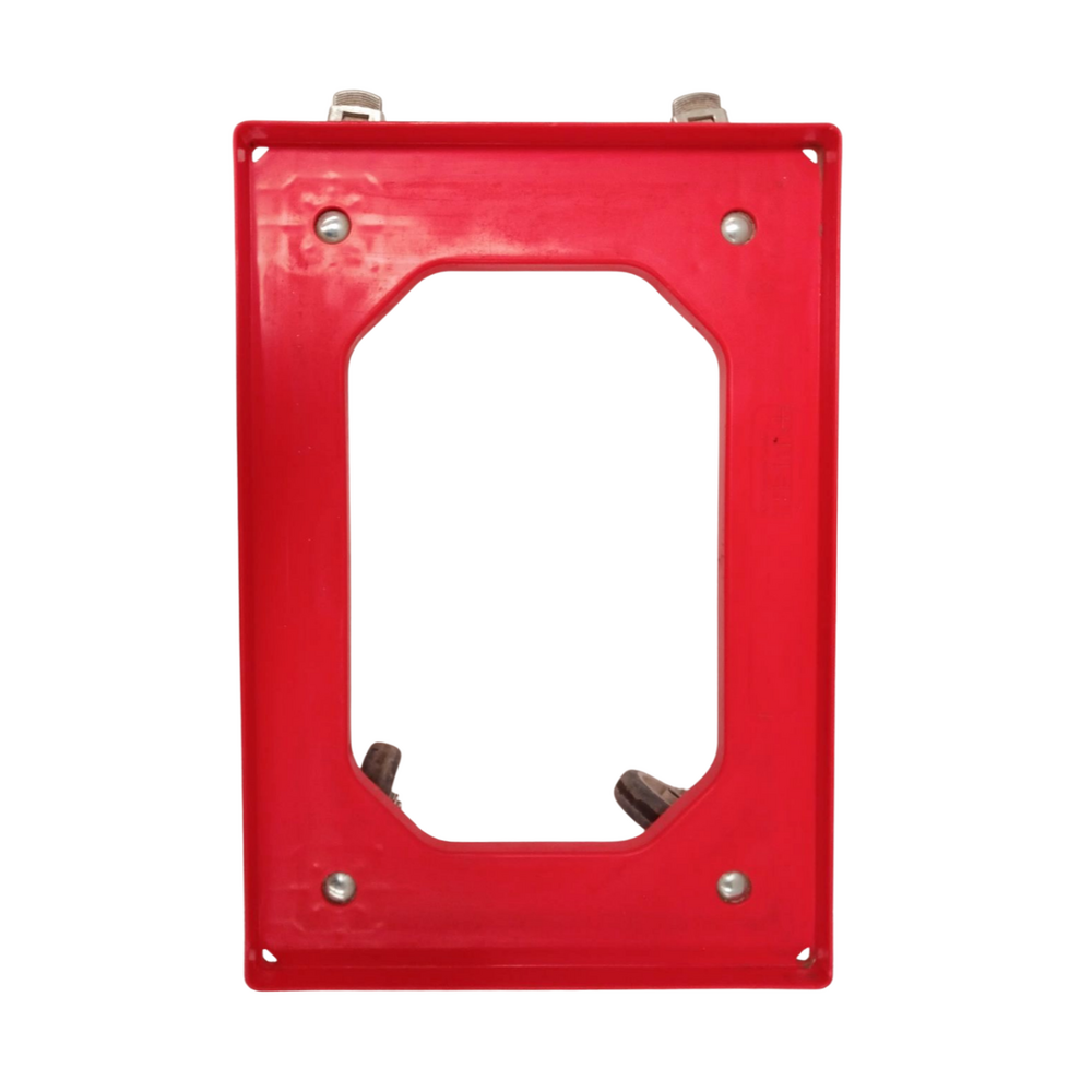 Kern Dolly 60x40x15 Rood met 2 zwenkwielen en 2 wielen met rem, Gebruikt