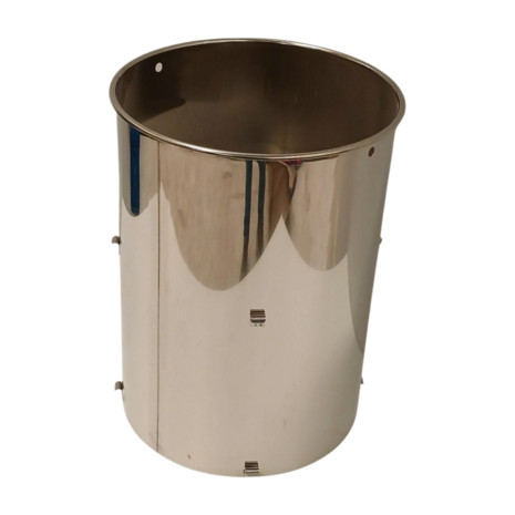 Moutkorf 30L 335x335x450mm, roestvrij staal, nieuw