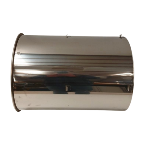 Moutkorf 30L 335x335x450mm, roestvrij staal, nieuw