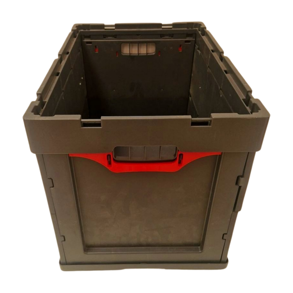 Auer Vouwkrat klapkrat 600x400x420mm FB 64/42, extra stevig, 87l, grijs, gebruikt