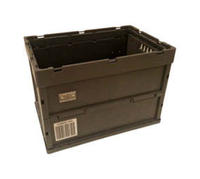 Auer Vouwkrat klapkrat 600x400x420mm FB 64/42, extra stevig, 87l, grijs, gebruikt