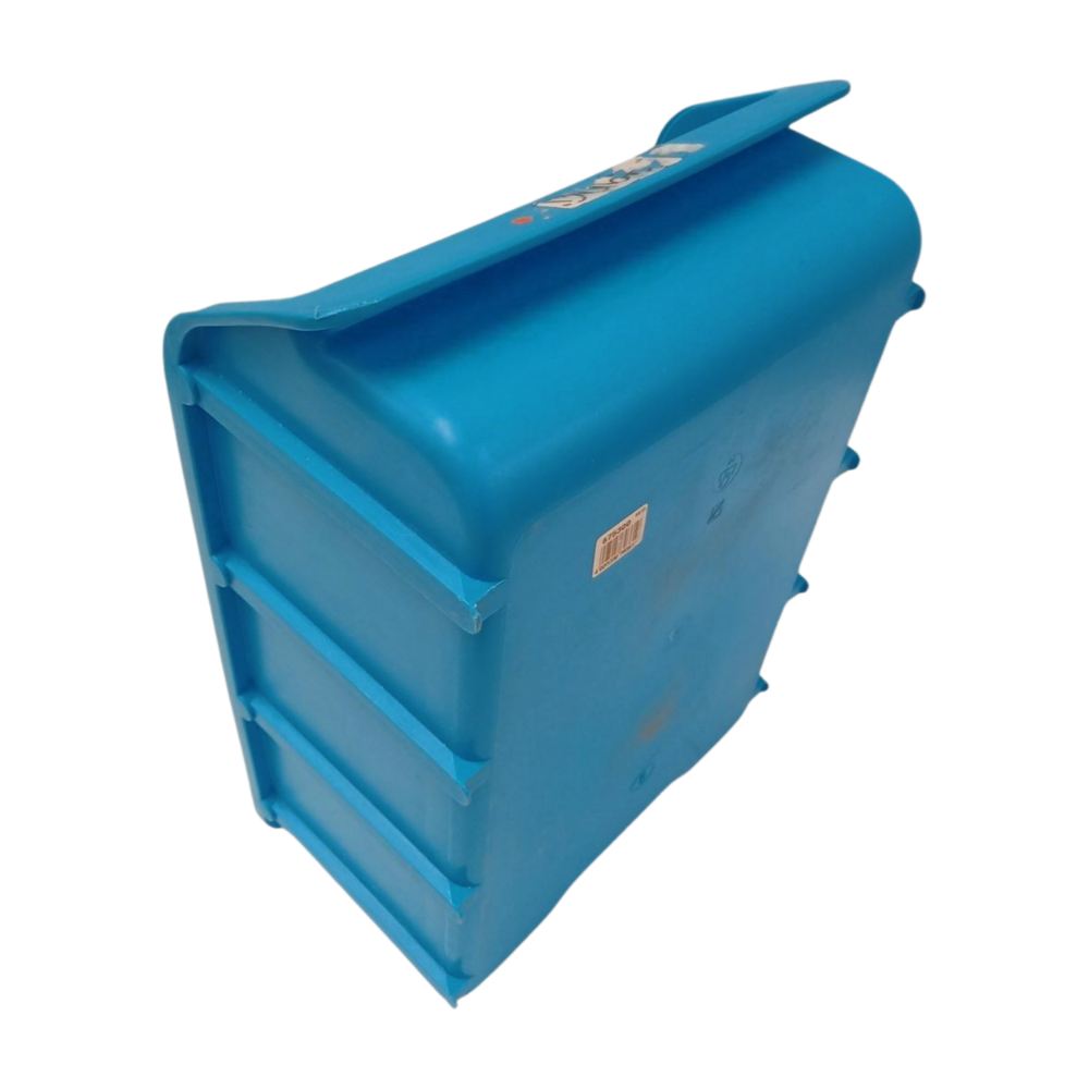 Magazijnbak 460x310x185 mm, PPO5, blauw, gebruikt