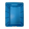 Magazijnbak 460x310x185 mm, PPO5, blauw, gebruikt