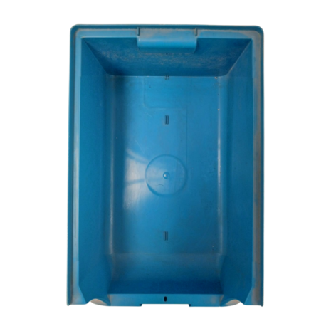 Allit Magazijnbak, 500x200x310 mm, levensmiddelgeschikt, blauw pp, gebruikt