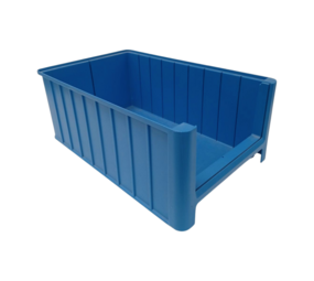 Auer Grijpbak SK5 500x310x200mm, PP, blauw, gebruikt