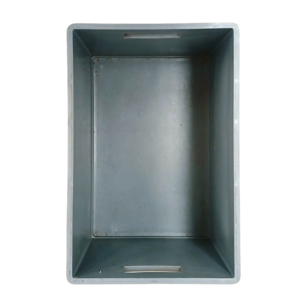 Auer Stapelbak Euronorm 600x400x320 mm, PP, grijs, gebruikt