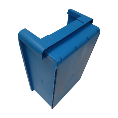 Auer Magazijnbak, 500x320x200 mm, blauw pp, gebruikt