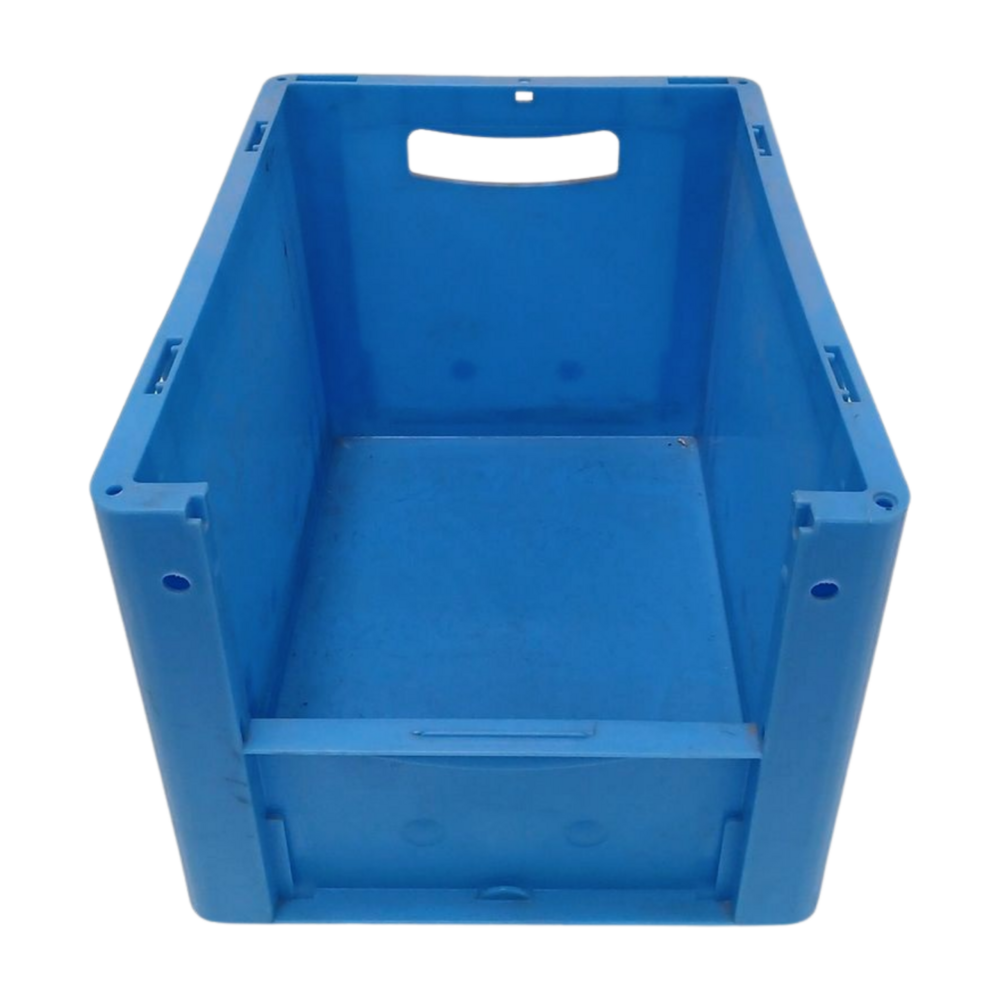 BITO Magazijnbak, 400x300x270 mm, euronorm, blauw pp, gebruikt
