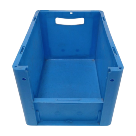 BITO Magazijnbak, 400x300x270 mm, euronorm, blauw pp, gebruikt