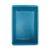 Emtrade Stapelbare kunststof bak 660x440x200 mm, PP, Blauw, Gebruikt