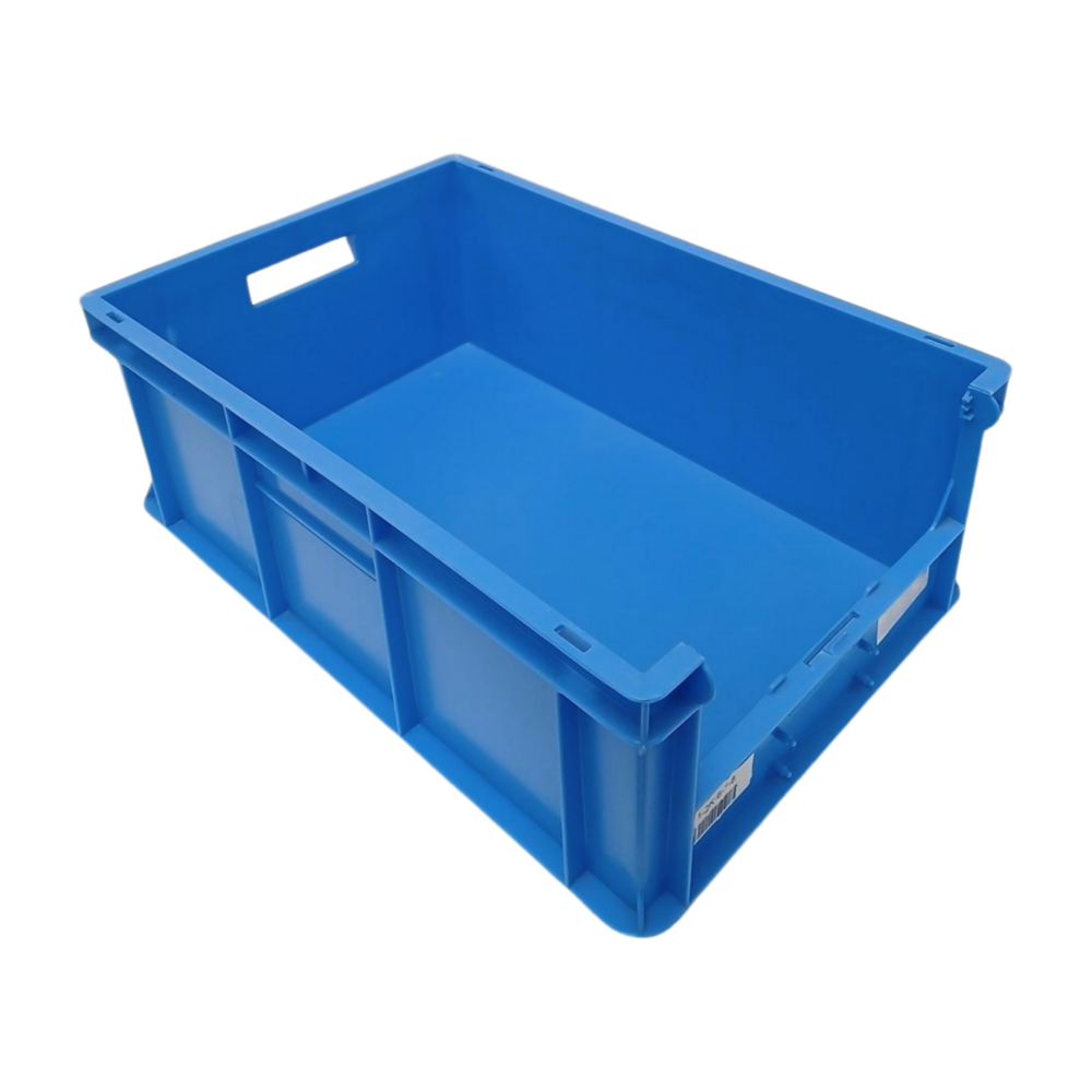 BITO Magazijnbak, 600x400x215 mm, euronorm, blauw pp, gebruikt