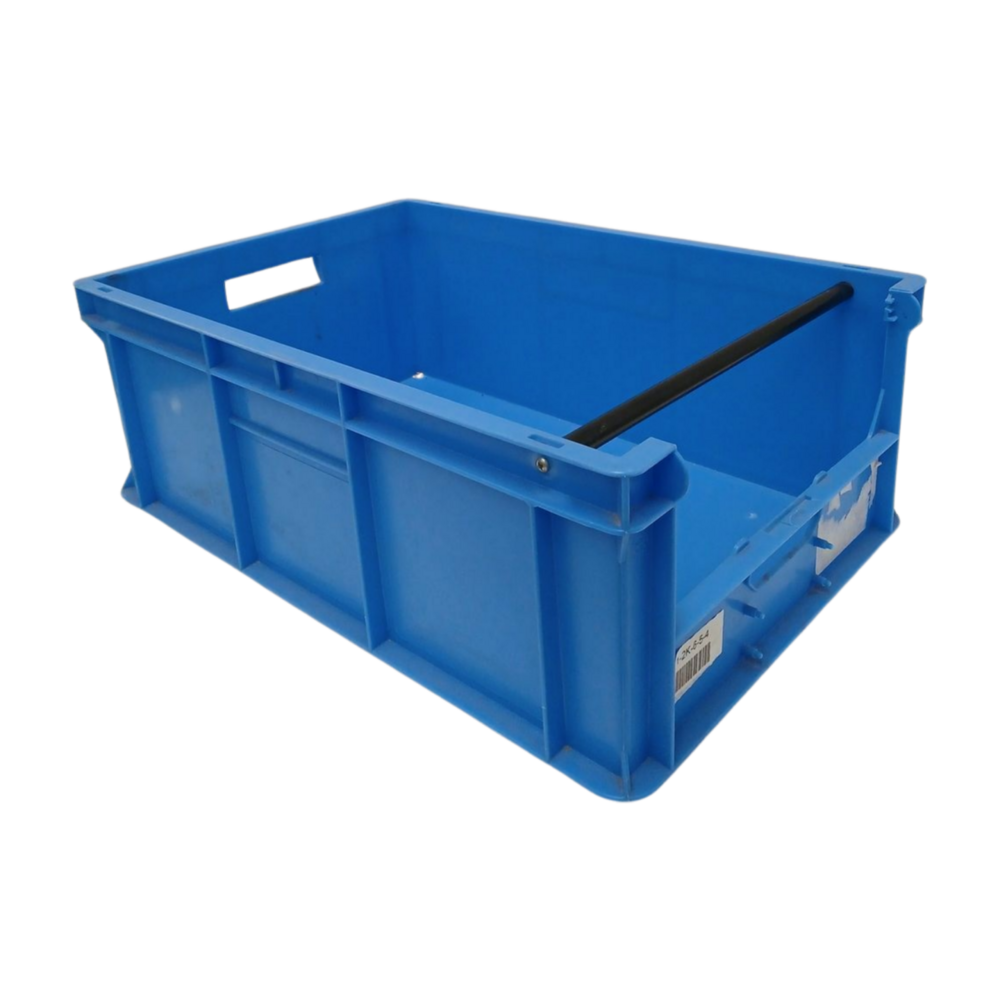 BITO Magazijnbak, 600x400x215 mm, euronorm, blauw pp, gebruikt