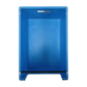 BITO Magazijnbak, 600x400x215 mm, euronorm, blauw pp, gebruikt