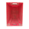 Emtrade Magazijnbak, Stapelbaar en Nestbaar 600x400x400 mm, polypropyleen, rood, gebruikt
