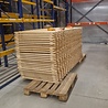Vlonder 3600x1100mm Vurenhout, 50% open, 2-delig, gebruikt