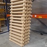 Vlonder 3600x1100mm Vurenhout, 50% open, 2-delig, gebruikt