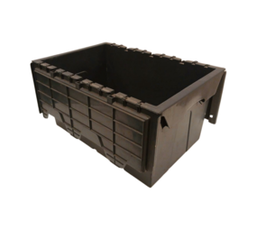 Emtrade Nestbare Distributiebak 600x400x310 mm, PP, Grijs, Gebruikt