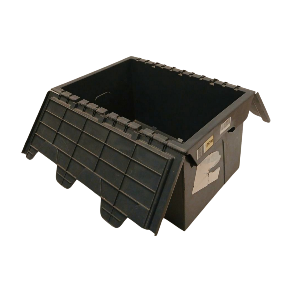 Emtrade Distributiebak, 600x400x310 mm, euronorm, grijs pp, gebruikt