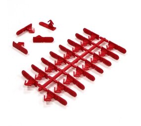 Emtrade (Nieuw) Zegel, verzegeling voor distributiebakken, rood, nieuw