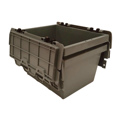 Emtrade (Nieuw) Distributiebak 300x225x160 mm Nestbaar en Stapelbaar, PP05 grijs, nieuw