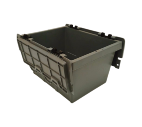 Emtrade (Nieuw) Distributiebak 300x225x160 mm Nestbaar en Stapelbaar, PP05 grijs, nieuw