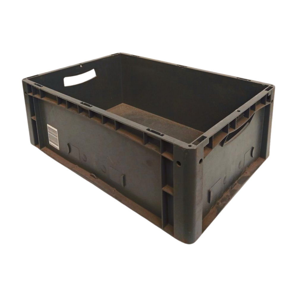 BITO Stapelbare bak Bito XL 6422 600x400x220 mm, PP05, donkergrijs, gebruikt