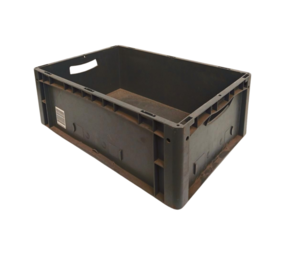 BITO Stapelbare bak Bito XL 6422 600x400x220 mm, PP05, donkergrijs, gebruikt