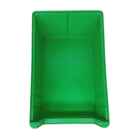 Auer Magazijnbak, 500x310x200 mm, groen pp, gebruikt