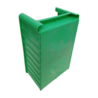 Auer Magazijnbak, 500x310x200 mm, groen pp, gebruikt