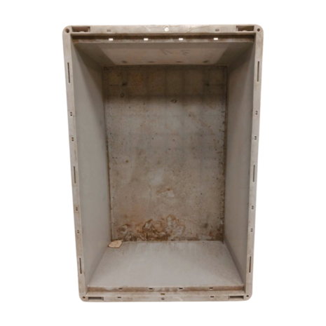 BITO Stapelbak KLT64270, 600x400x270 mm, PP 05. grijs, gebruikt