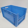 BITO Stapelbak XL 6432 600x400x320 mm, met grijpopening, PP, blauw, gebruikt