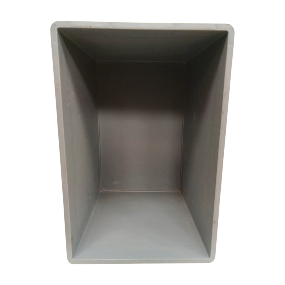 Auer Stapelbare Bak 600x400x420 mm, PP, zilvergrijs, gebruikt