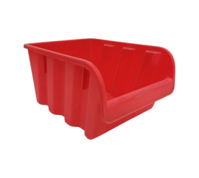 Emtrade Magazijnbak 240x175x130mm PP05 Rood, Stapelbaar, Gebruikt