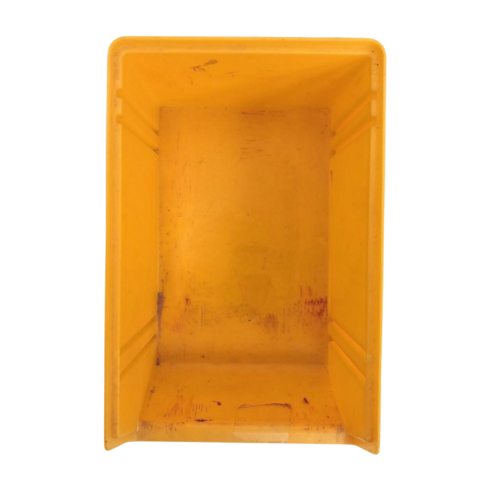 Emtrade Magazijnbak 330x205x150mm PS06 Geel, Stapelbaar, Gebruikt