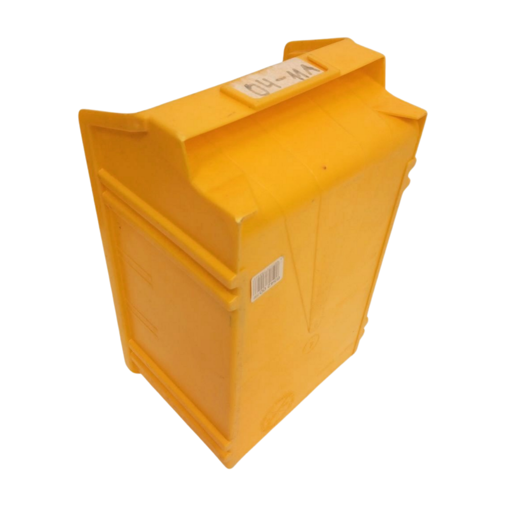 Emtrade Magazijnbak, 330x205x150 mm, geel kunststof, gebruikt