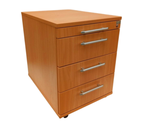 Emtrade Ladeblok, 590x580x430 mm, hout, metalen lades, gebruikt