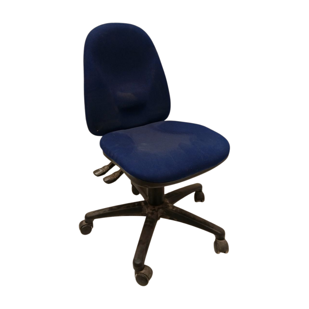 Emtrade Bureaustoel, zitting 46x46 cm, verstelbaar, zwenkwielen, gebruikt