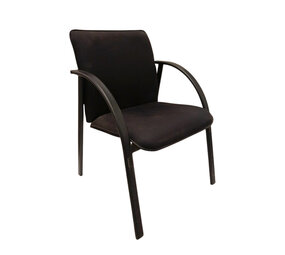 Emtrade Vergaderstoel, Set van 2 stoelen, 50x50 cm zitting, leuning 47 cm, gebruikt